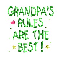 free design to download grandpa's rules are the best lettering saying text slogan superhero super hero superman sign logo emblem stitchery machine embroidery design needle passion embroidery needlepassion npe bernina artista art pes hus jef dst designs free sample design with embroidery pack